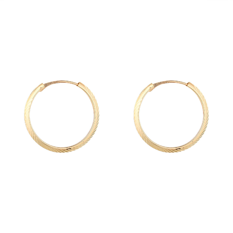 9ct Gold Hoop Earrings