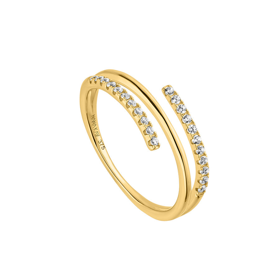 Nana Kay Gold - 9ct Gold Saint Passer Ring