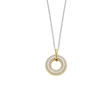 Nana Kay - White Circle Necklace