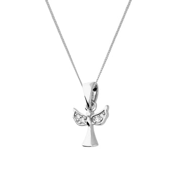 Sterling Silver Angel Necklace