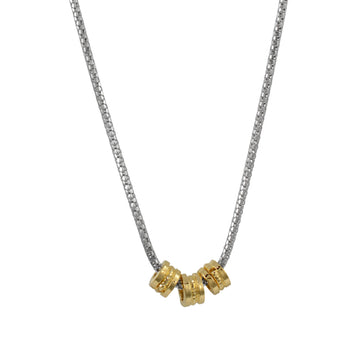 Fraboso - Barrell Link Necklace Yellow