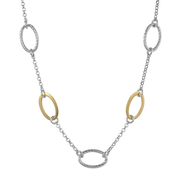 Fraboso - Oval Links Necklace Yellow