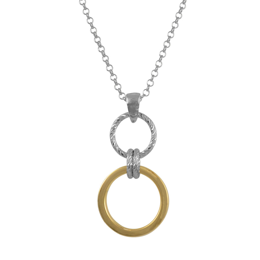 Fraboso - Chunky Circle Drop Pendant Yellow