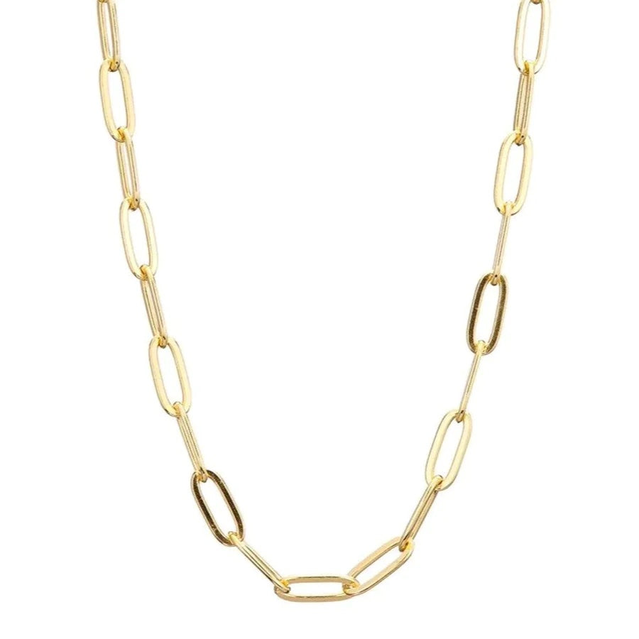 Mary-K - Gold Link Chain Necklace