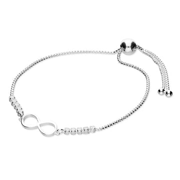Silver Infinity Tennis Bracelet