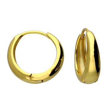Silver Gold Plated Hoop Earrings