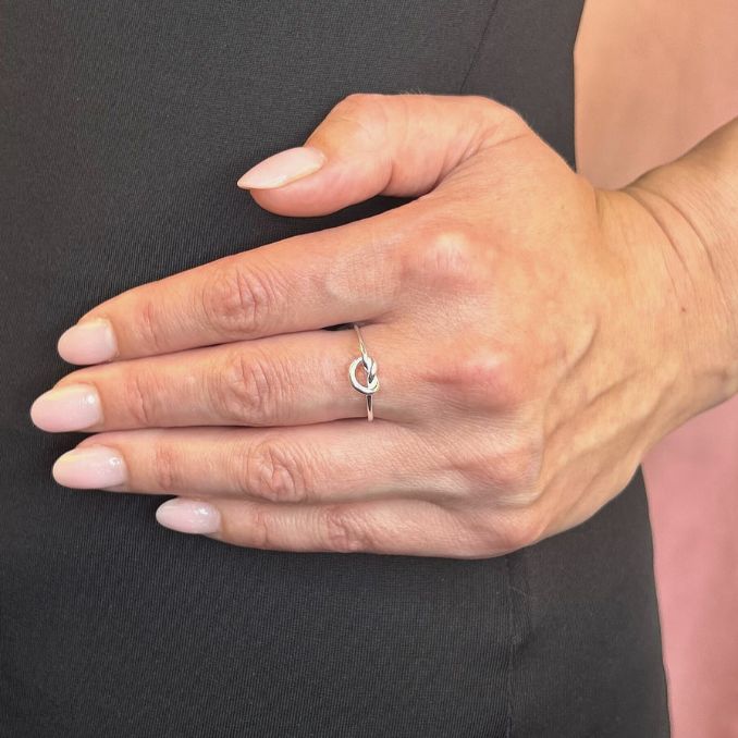 Sterling Silver Knot Ring