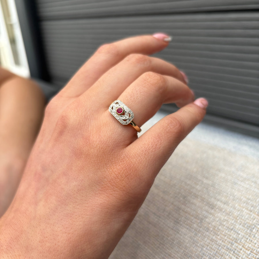Ruby & Diamond Ring