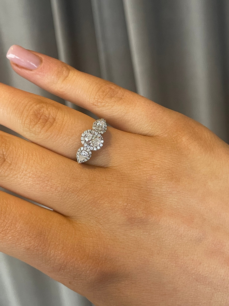 Cluster Diamond Ring