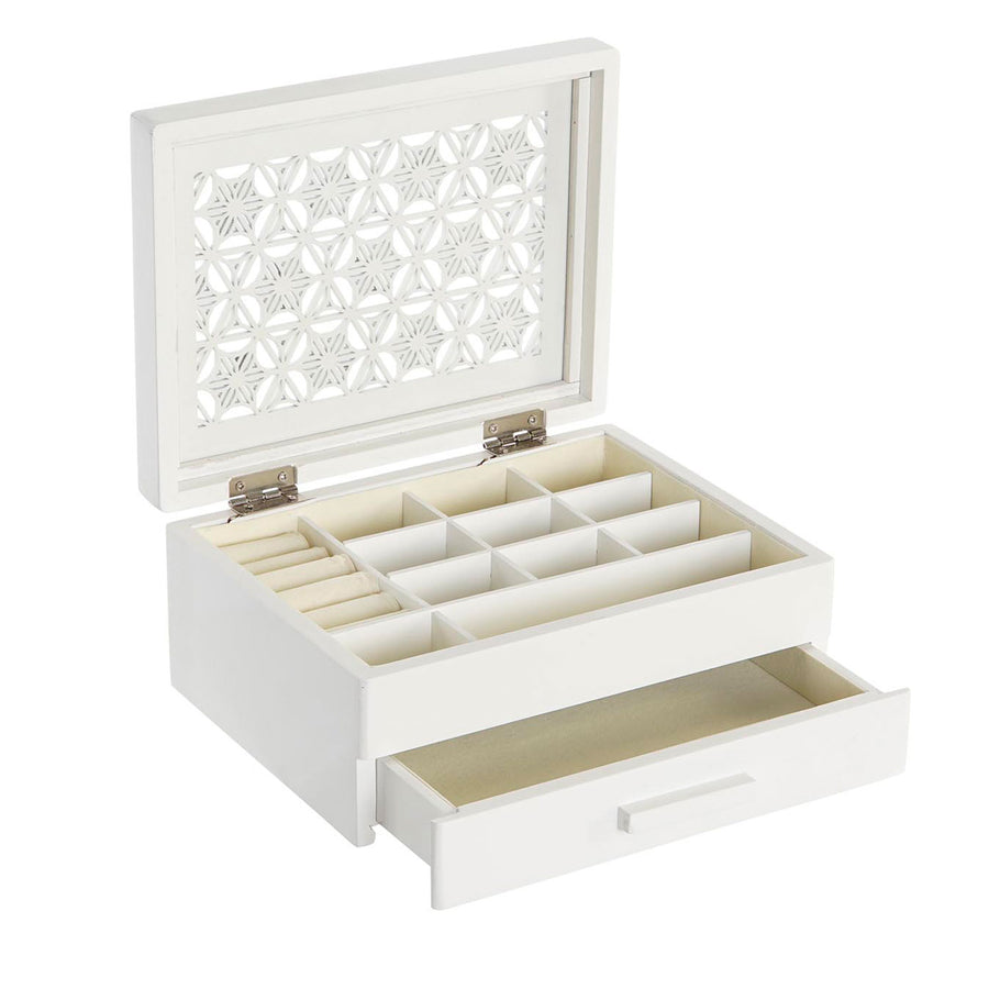 White Jewellery Box