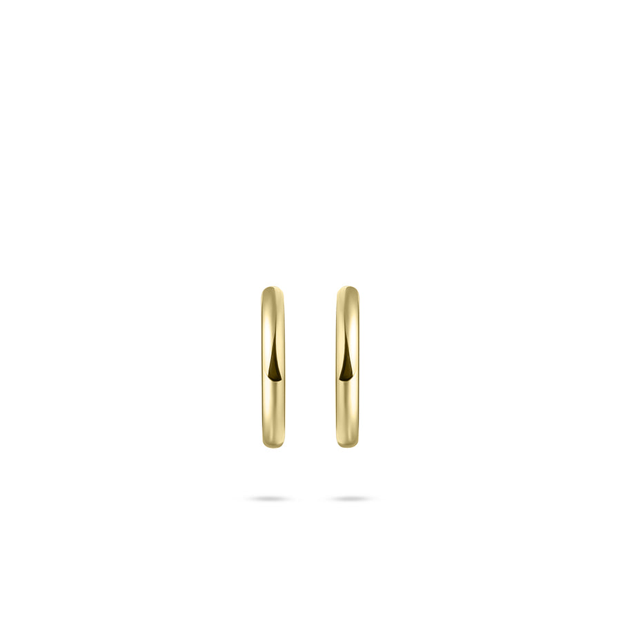 Gisser - Gold Plated Hoop Earrings 13.5mm