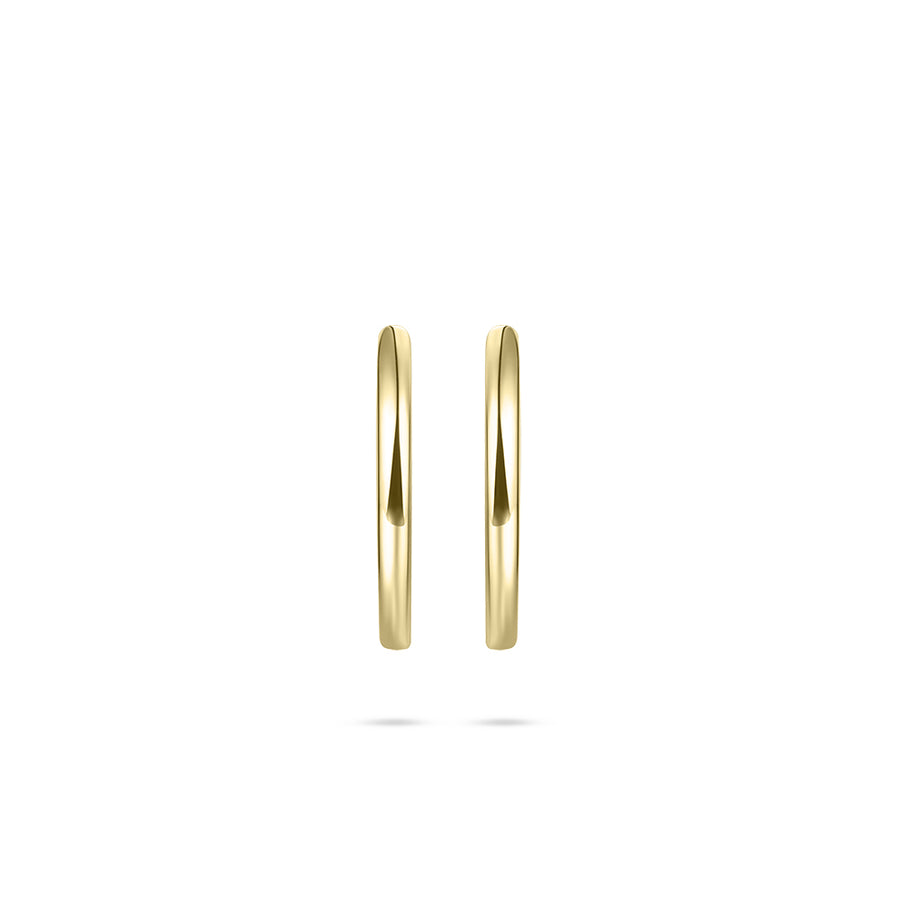 Gisser - Gold Plated Hoop Earrings 18mm