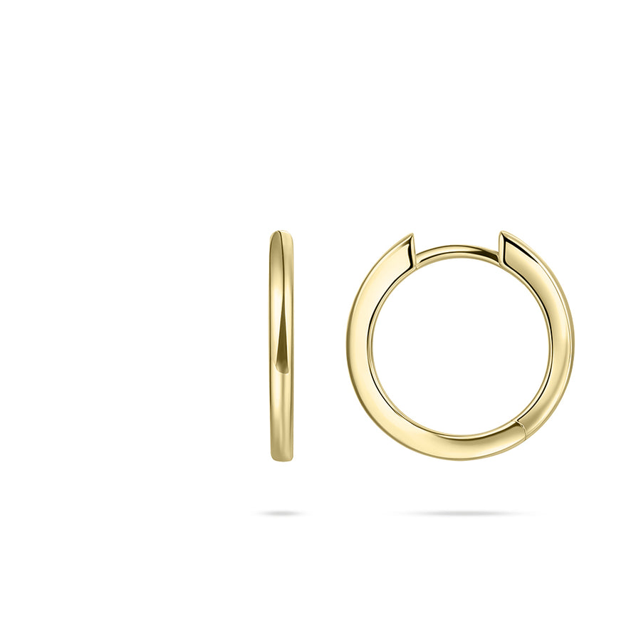 Gisser - Gold Plated Hoop Earrings 18mm