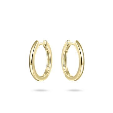 Gisser - Gold Plated Hoop Earrings 18mm