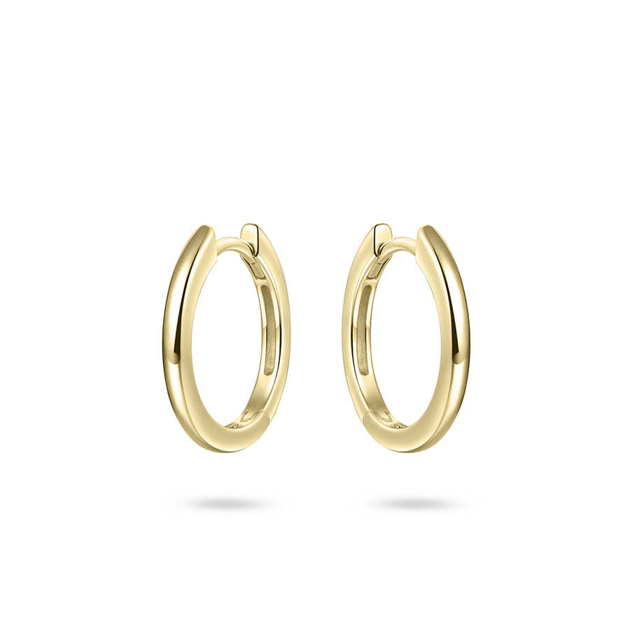 Gisser - Gold Plated Hoop Earrings 18mm