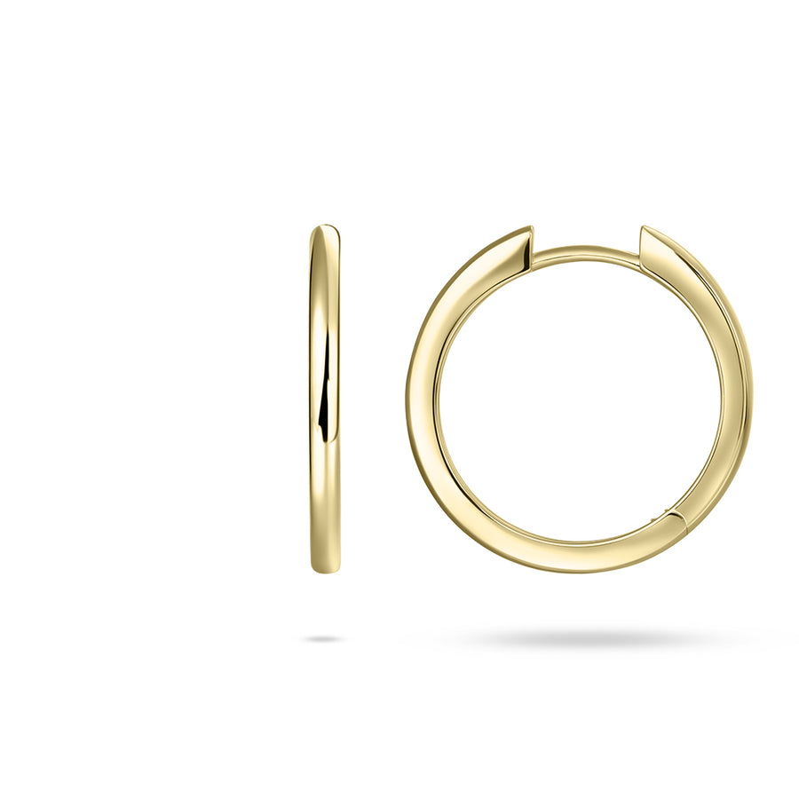 Gisser - Gold Plated Hoop Earrings 22mm