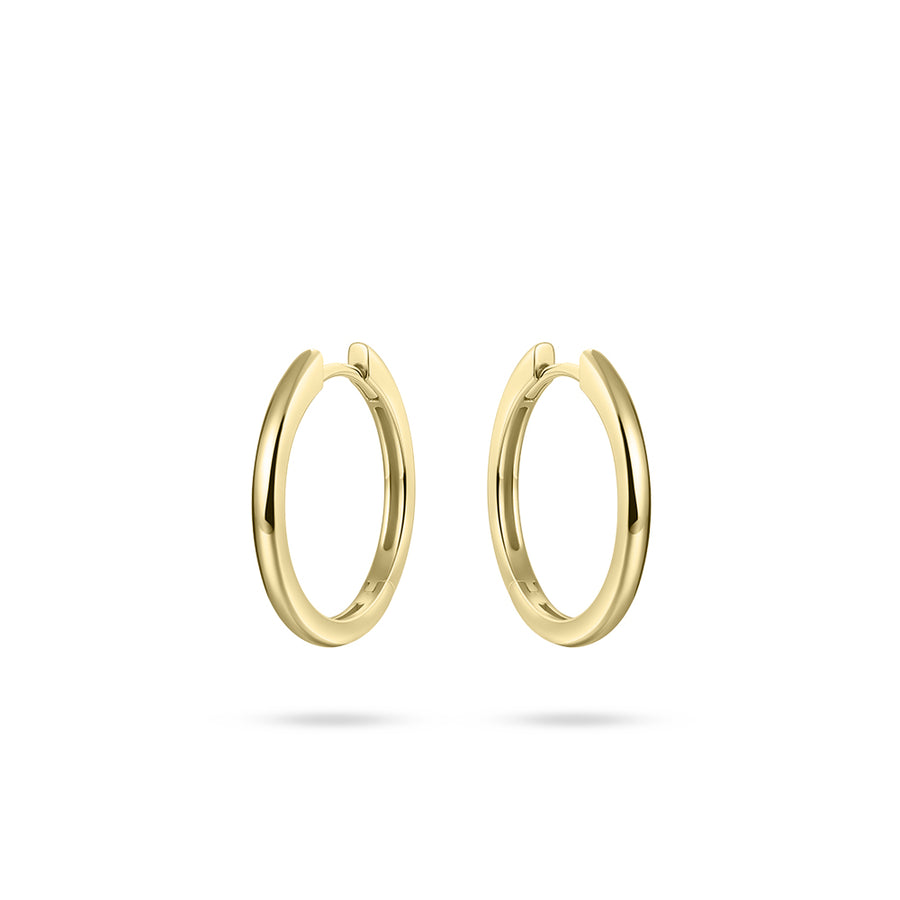 Gisser - Gold Plated Hoop Earrings 22mm