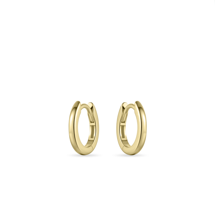 Gisser - Gold Plated Hoop Earrings 13.5mm
