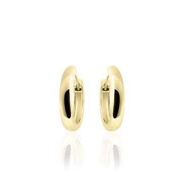Gisser - Gold Plated Hoop Earrings 18mm
