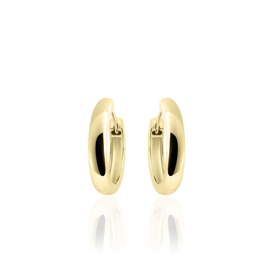Gisser - Gold Plated Hoop Earrings 18mm