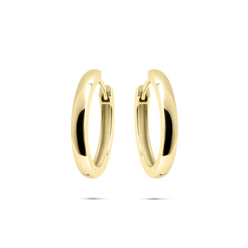 Gisser - Gold Plated Hoop Earrings 22mm