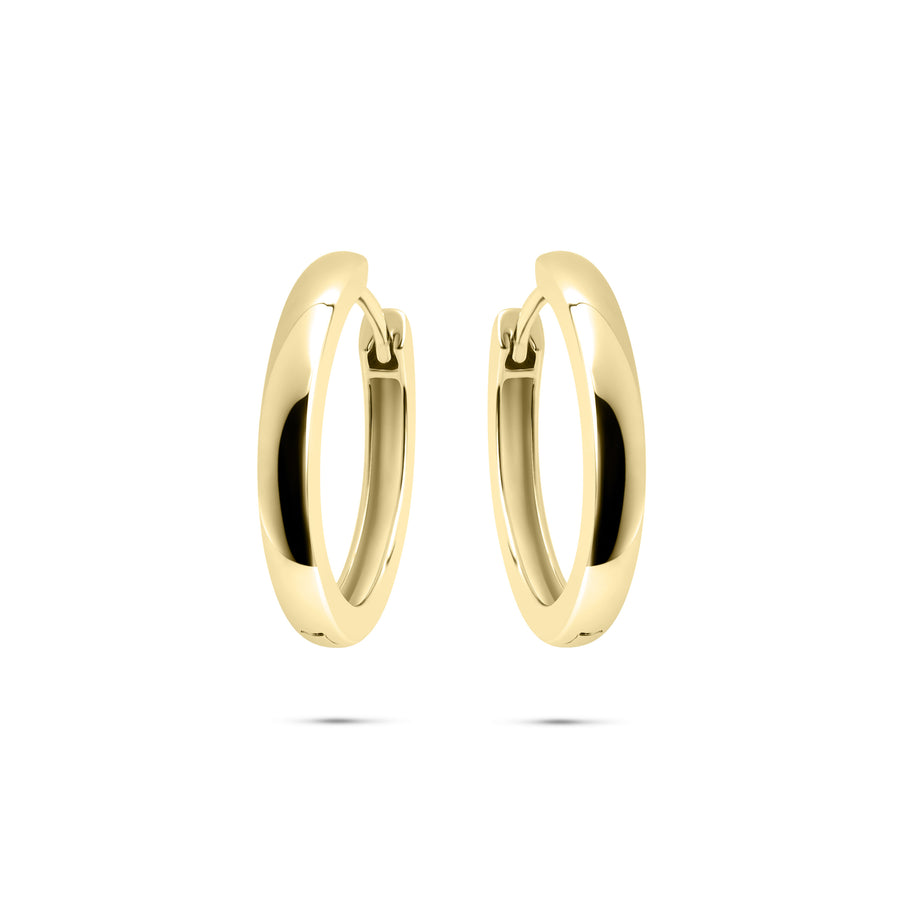 Gisser - Gold Plated Hoop Earrings 22mm
