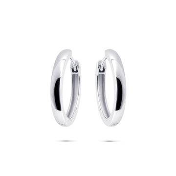 Gisser - Silver Hoop Earrings 22mm