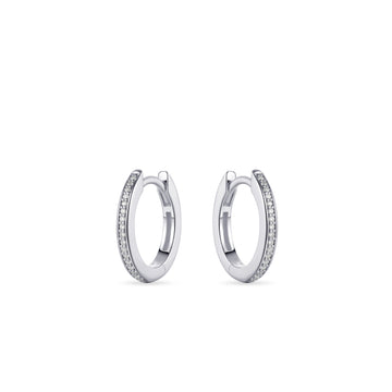 Gisser - Silver Hoop Earrings 15mm