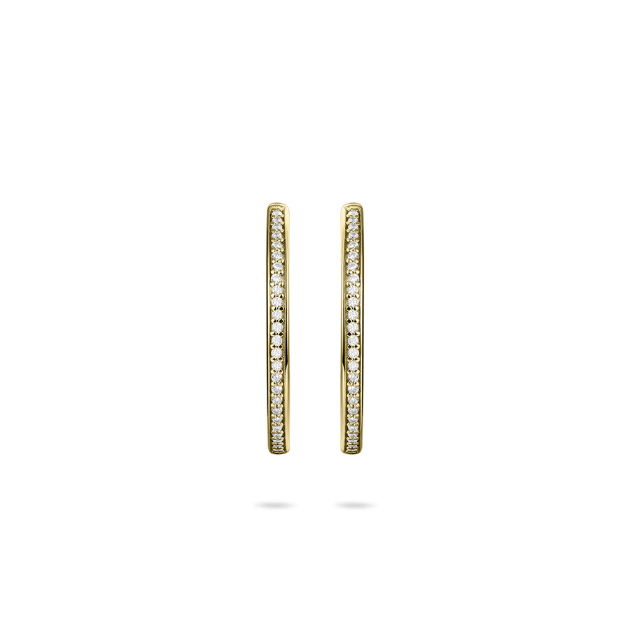 Gisser - Gold Plated Hoop Earrings 20mm