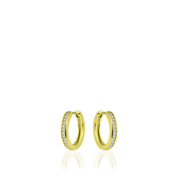 Gisser - Gold Plated Hoop Earrings 20mm