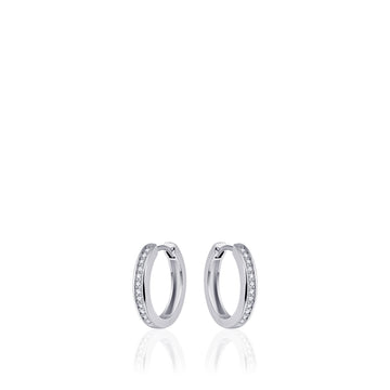 Gisser - Silver Hoop Earrings 20mm