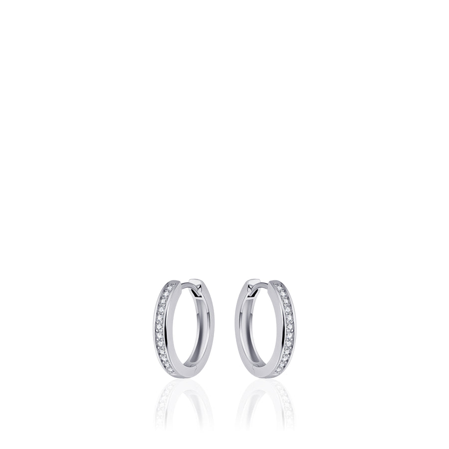 Gisser - Silver Hoop Earrings 20mm