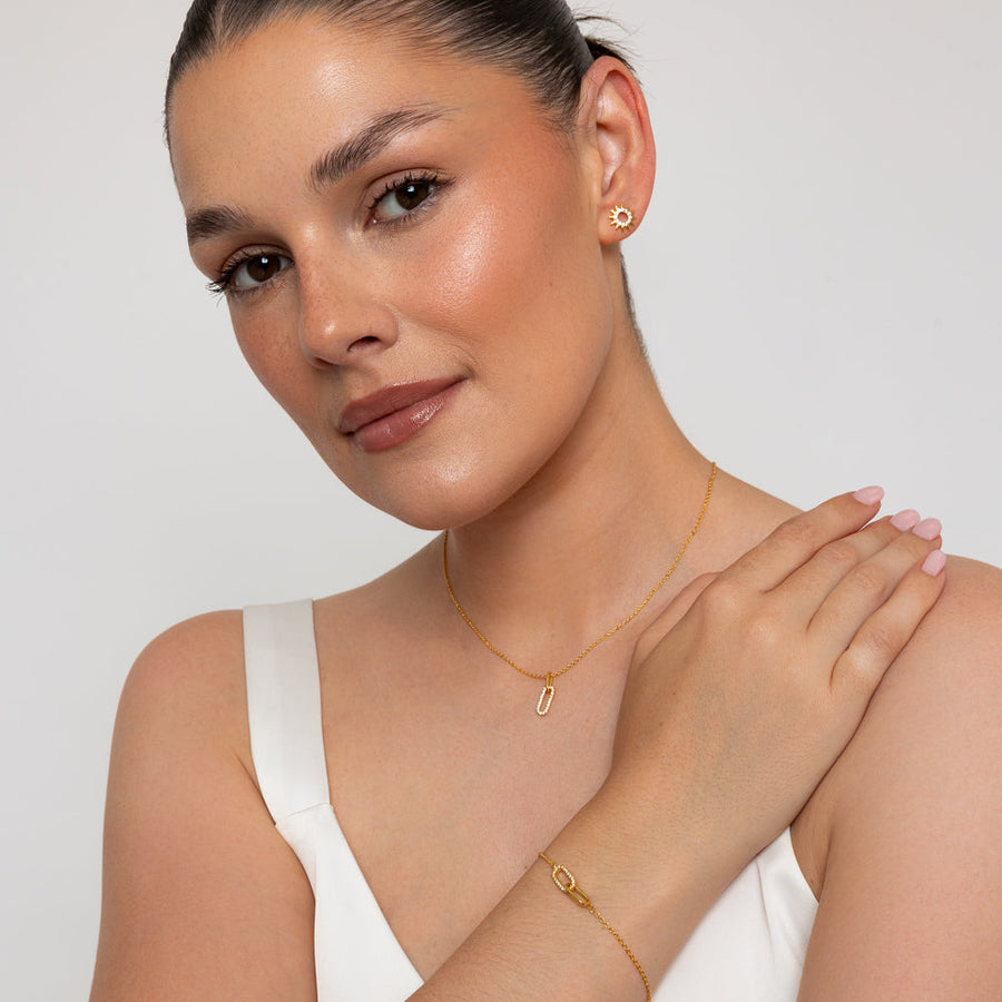 Knight & Day - The Pink Box Paperclip Bracelet