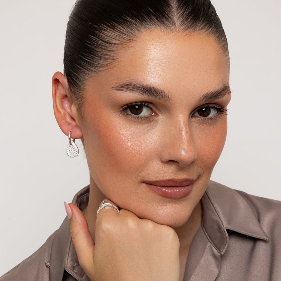 Knight & Day - CZ Teardrop Earrings