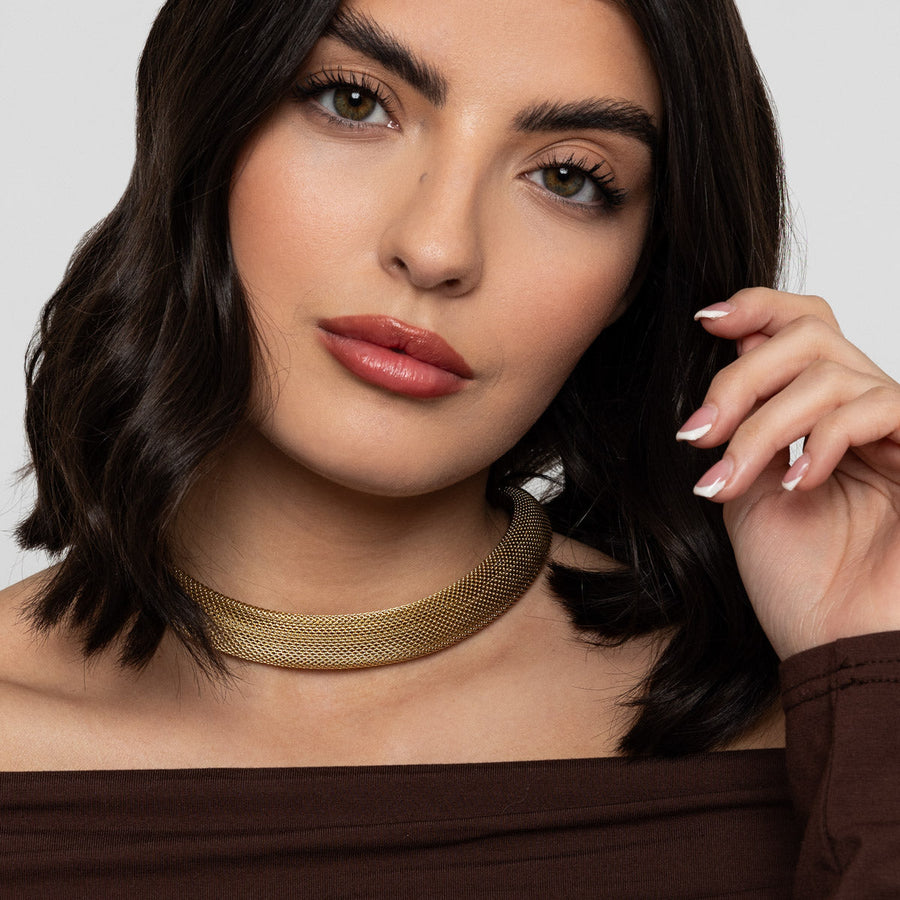 Knight & Day - Chunky Mesh Necklace