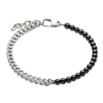 Unique & Co - Gents Bead & Chain Bracelet