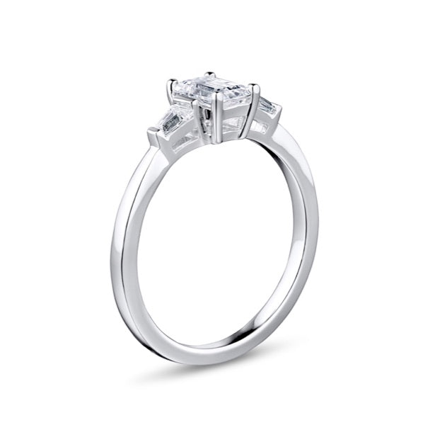 Emerald Cut Diamond Ring