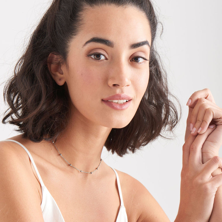 Ania Haie - Silver Modern Beaded Necklace