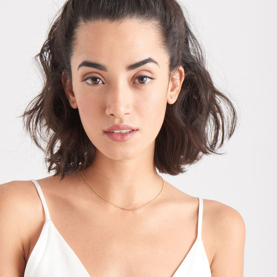 Ania Haie - Gold Modern Multiple Balls Necklace