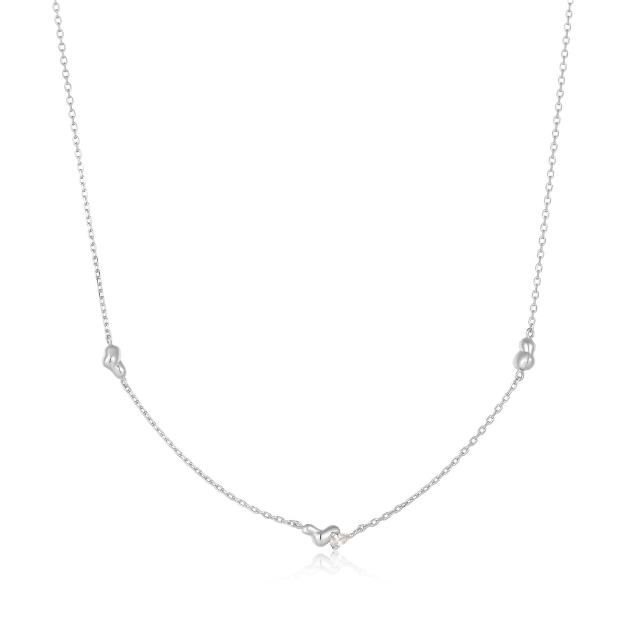 Ania Haie - Silver Twist Wave Chain Necklace