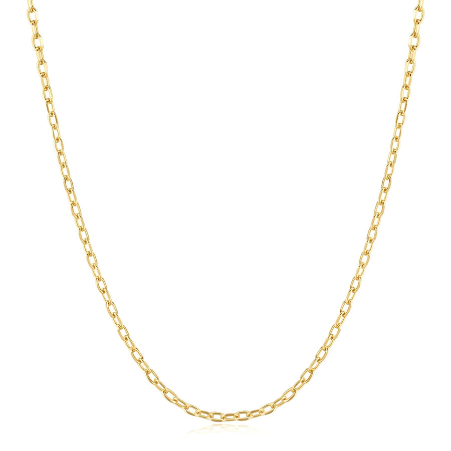 Ania Haie - Gold Rectangle Link Chain Necklace
