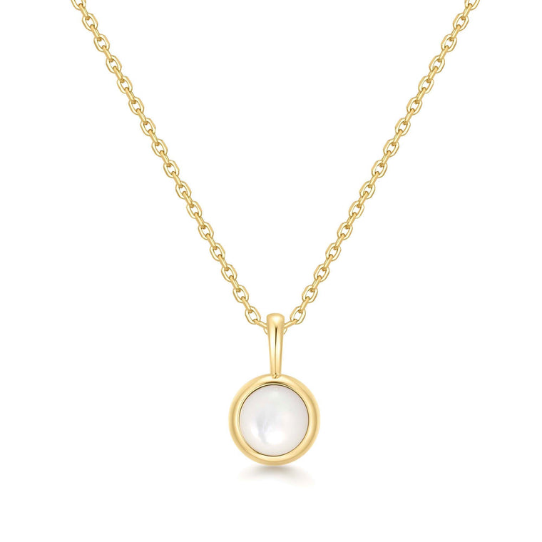 Ania Haie - Gold Mother of Pearl Pendant Necklace
