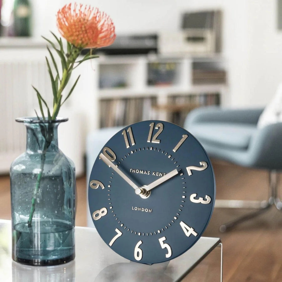 Mulberry Mantel Clock - Midnight Blue
