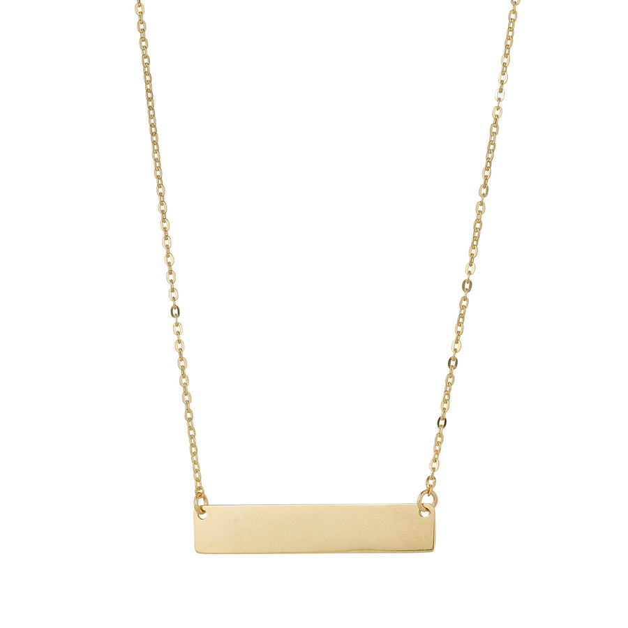 9ct Gold Bar Necklace