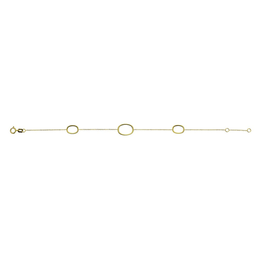 9ct Gold Oval Chain Bracelet