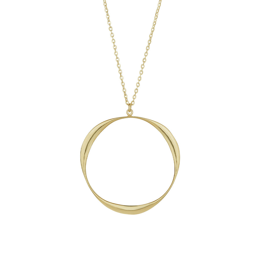 9ct Gold Circle Necklet