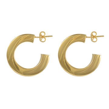 Fraboso - Chunky Hoop Earrings Yellow