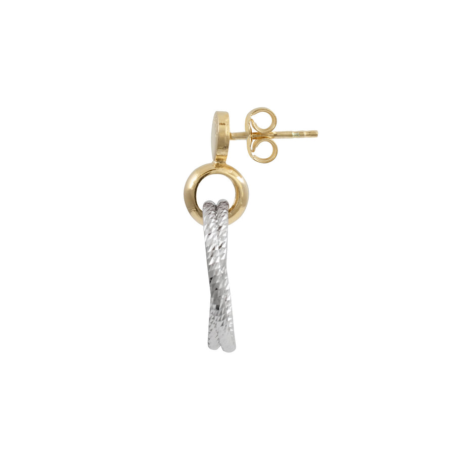 Fraboso - Circle Drop Earrings Yellow