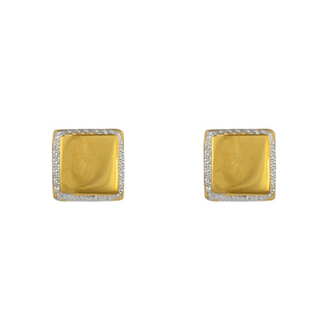 Fraboso - Square Sparkle Earrings Yellow