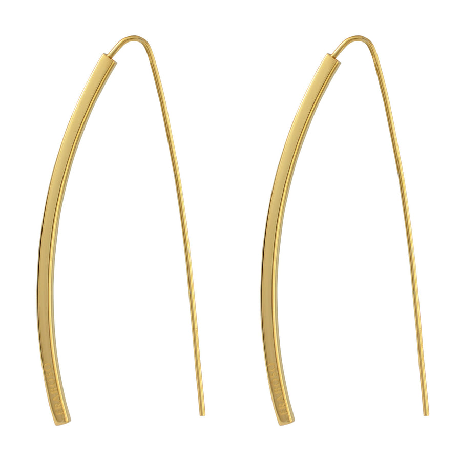 Fraboso - Curve Earrings Yellow